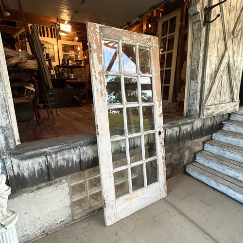 Antique Entry Door-Beveled Glass