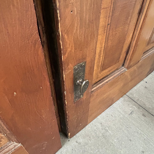 8ft Antique Oak Entry Doors