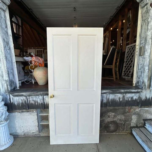 White 4-Panel Interior Door