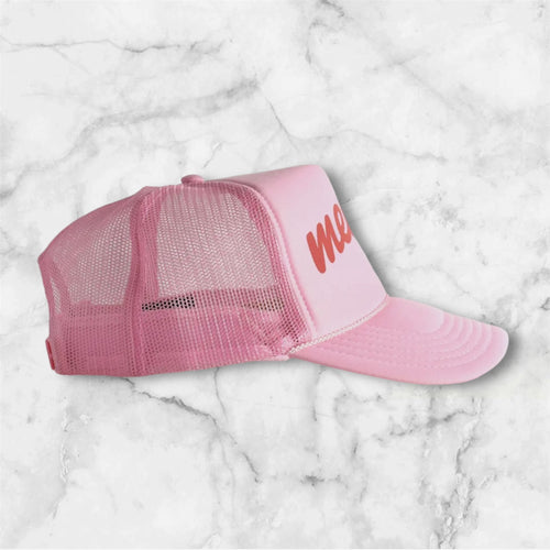 “Merry” Trucker Hat Pink