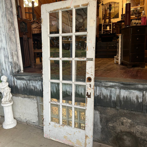 Antique Door (15 Lite) Original Wavy Glass