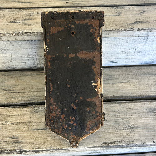 Antique Cast Iron Wall-Mounted Mailbox - Griswold-Style