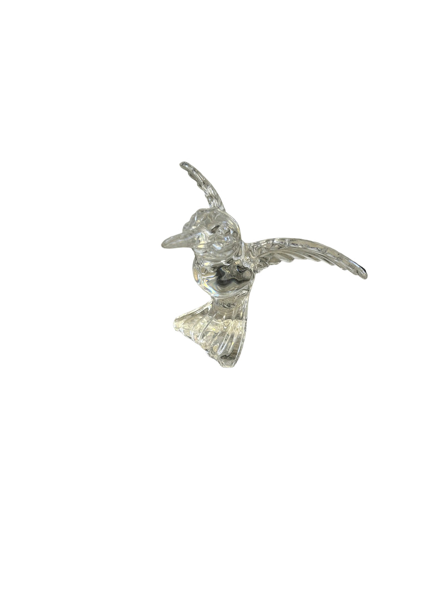 Bohemia Czech 24% Lead Crystal Hummingbird Figurine