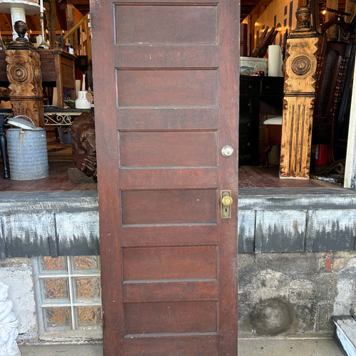 30” Antique Six Panel Shaker Door