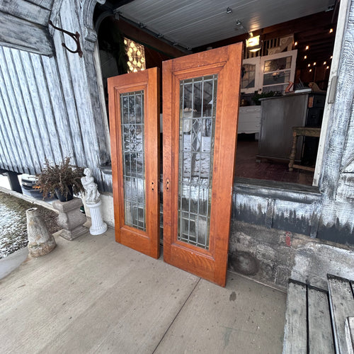 1920s Leaded Glass Door (Door on right has sold)