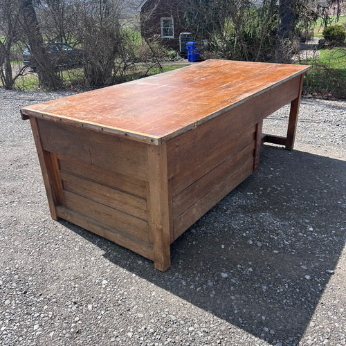 Antique Architect’s Flat File Drafting Table