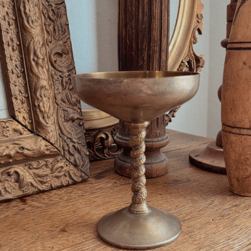 Antique Silver Champagne Goblet