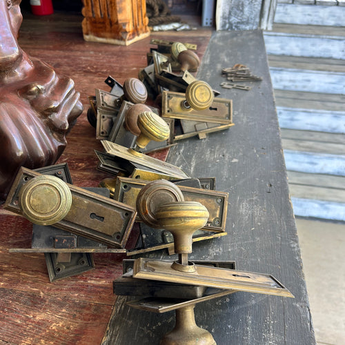 Antique Door Knobs with Mortis Lock