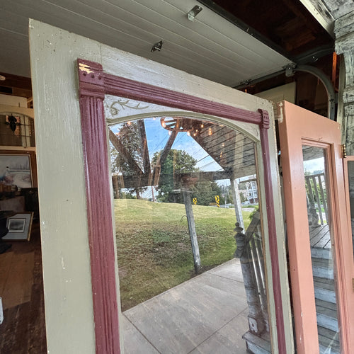 32” Antique Entry Door with Storm Door