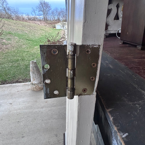 30” Antique Stained Glass Entry Door