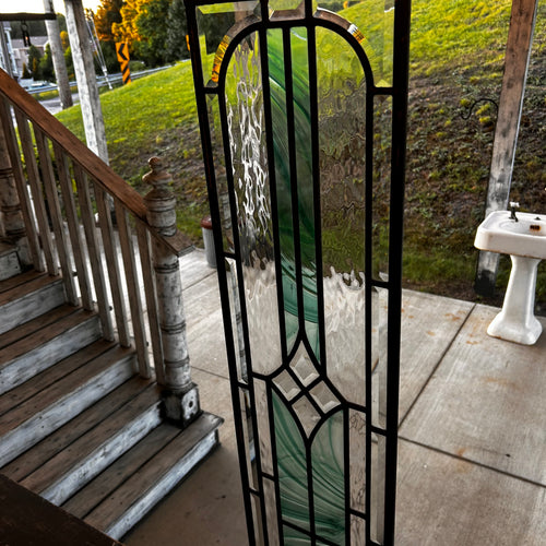 Leaded Stained Glass and Beveled Glass Sidelights