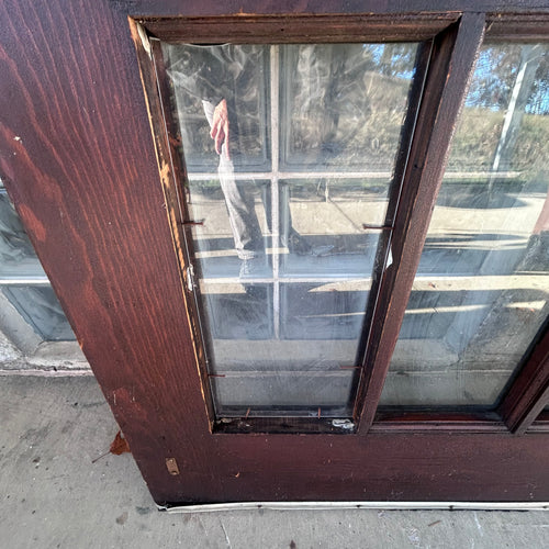 32” Antique 15 Lite Door w/ Original Wavy Glass