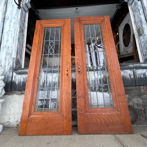 1920s Leaded Glass Door (Door on right has sold)