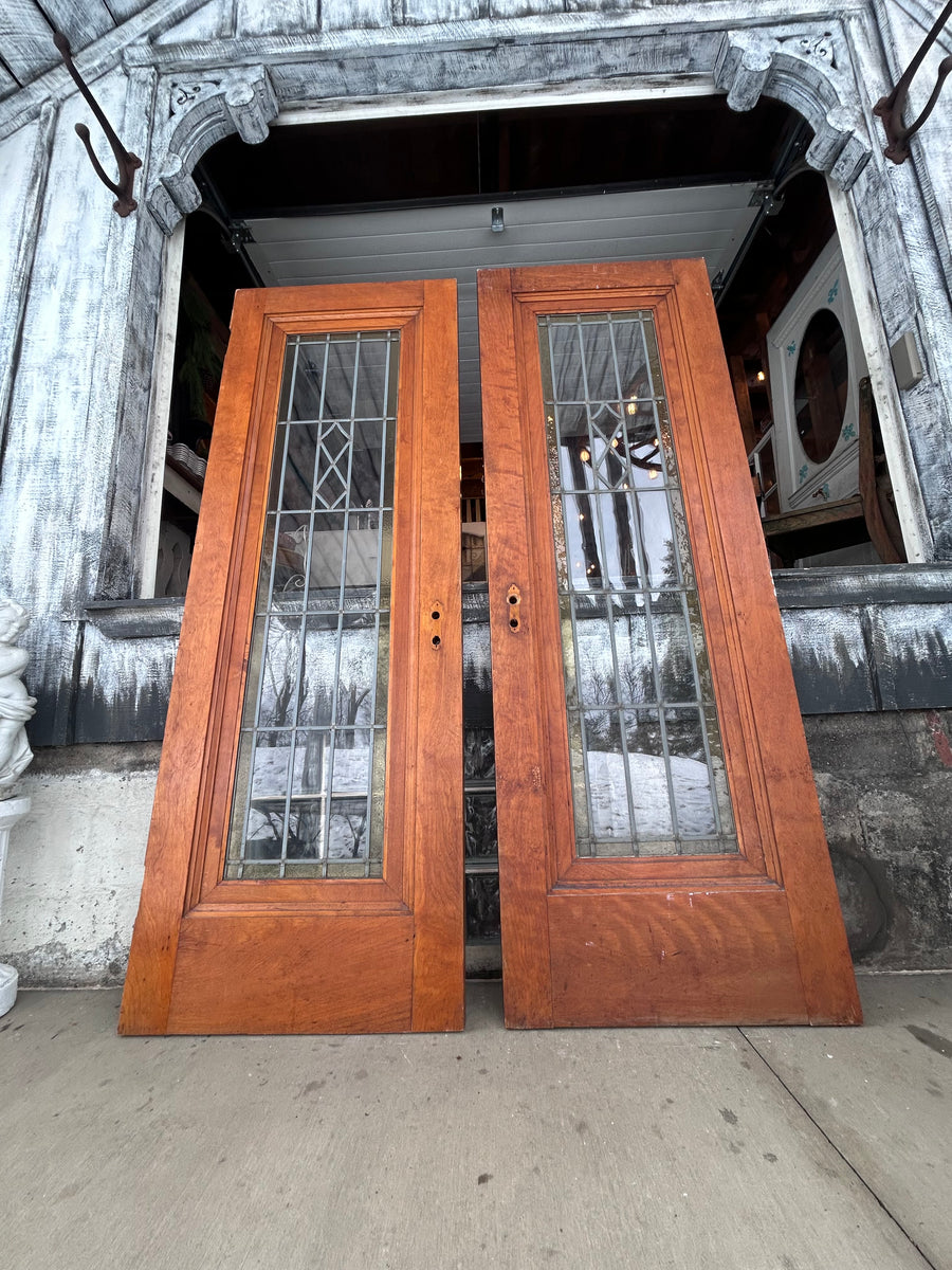 1920s Leaded Glass Door (Door on right has sold)
