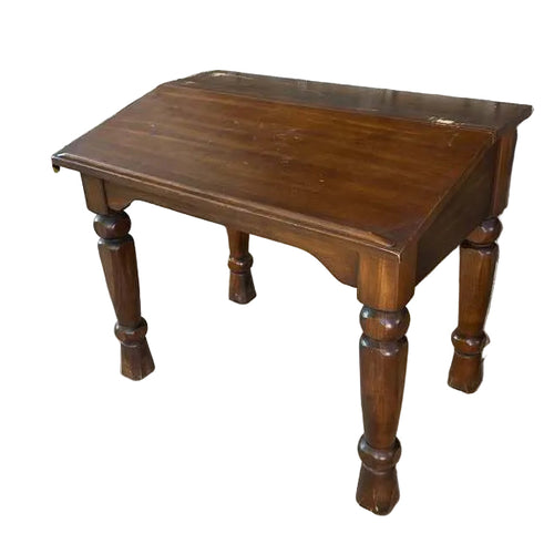 Vintage Wooden Slant Top Desk