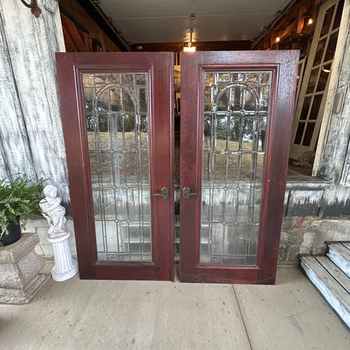 Solid Wood Mahogany Full View Doors