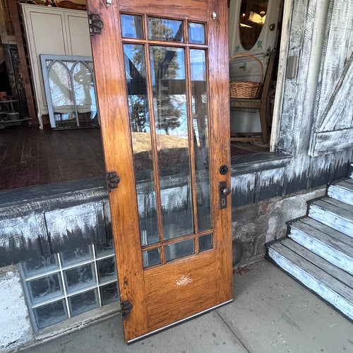 32” Beveled Glass Antique Entry Door