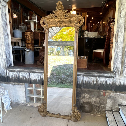 Antique French Pier Mirror