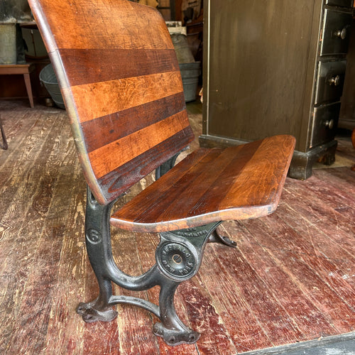 Antique Folding Childrens Bench