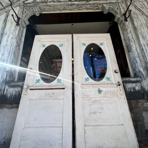 32” Antique Oval Glass Entry Doors (sold separately)