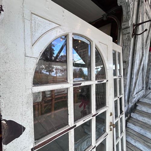 42” 1920s Beveled Glass Art Deco Entry Door w/Sidelights