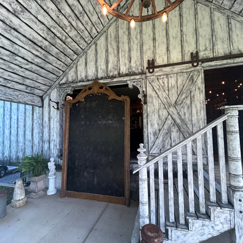 Antique Mirror (new glass installed-see pictures)