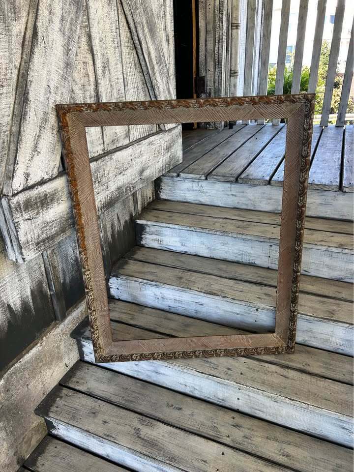 Antique Ornate Gilt Wood Picture Frame
