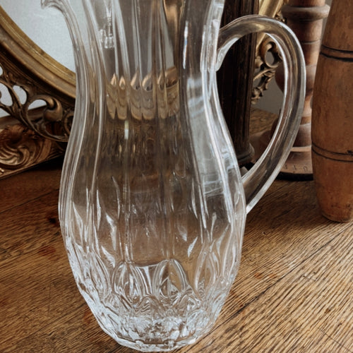 Vintage Crystal Pitcher