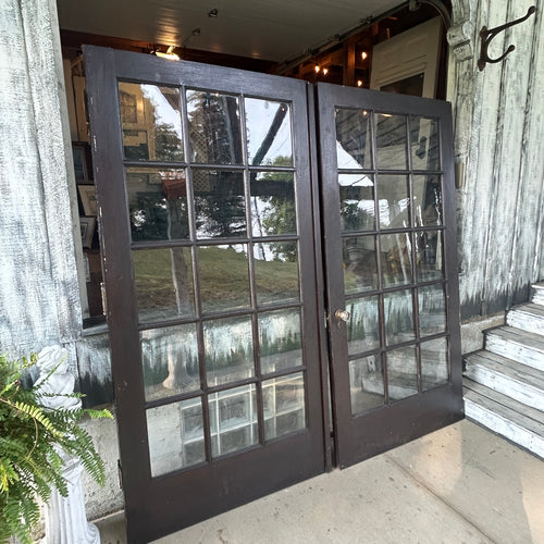 Pair of 42” Antique Wavy Glass French Doors (84” Opening)