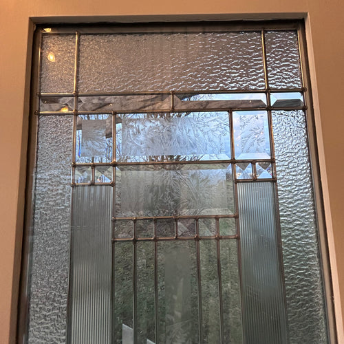 Beautiful 24” Simulated Leaded Glass Doors