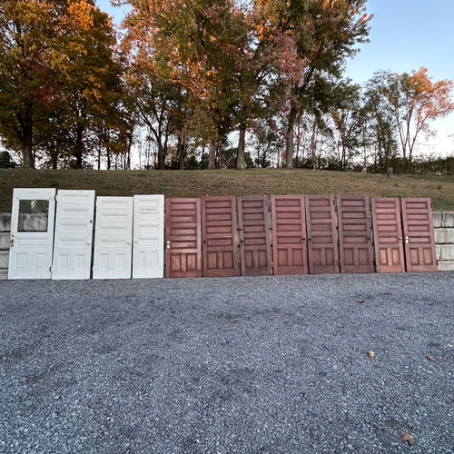 Antique Solid Wood Raised Panel Doors