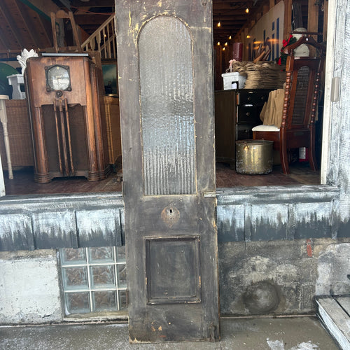 Antique Door w/Florex Glass