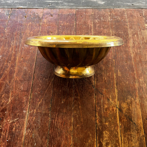 Vintage Solid Brass Bowl/Planter