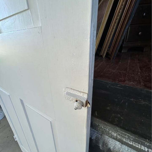 Vintage White 4-Panel Interior Door