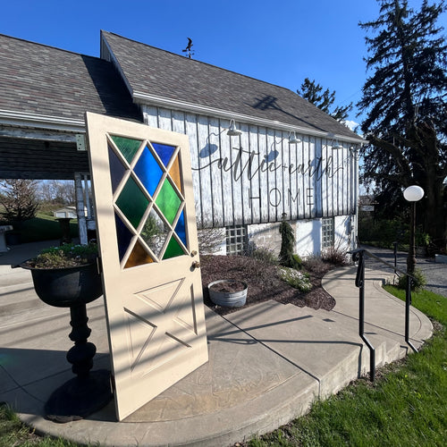 Beautiful 32” Stained Glass Entry Door