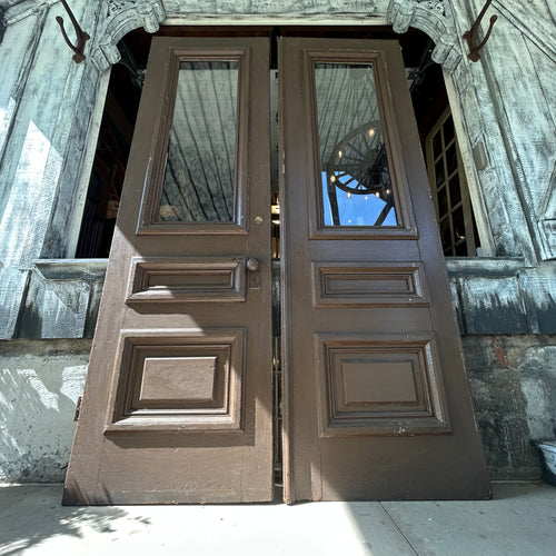 8ft Tall Antique Raised Panel Entry Doors