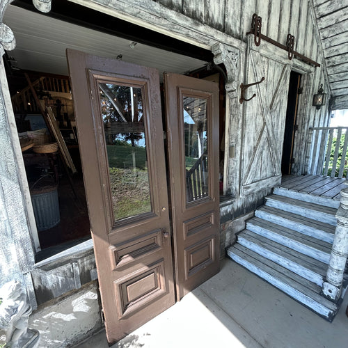8ft Tall Antique Raised Panel Entry Doors