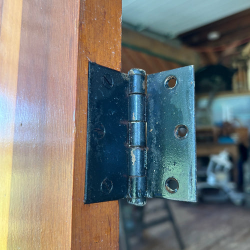 Two Panel Interior Door w/Glass Knob