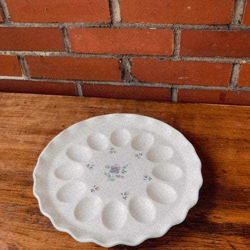 Vintage Pfaltzgraff Deviled Egg Ceramic Platter