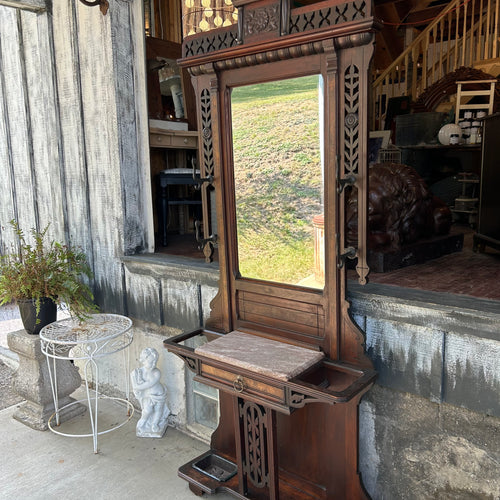 Antique Hall Tree