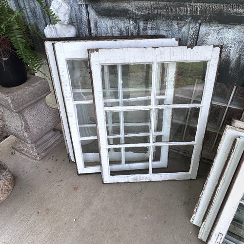 Antique Wavy Glass Window Sashes