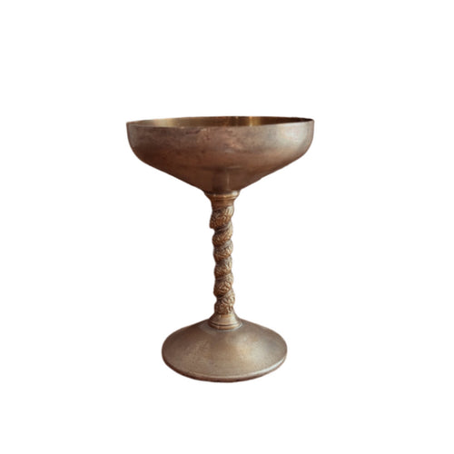 Antique Silver Champagne Goblet