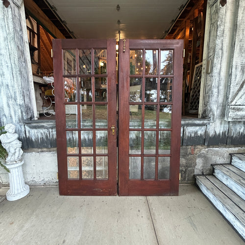60 inch Antique 15 Lite French Doors