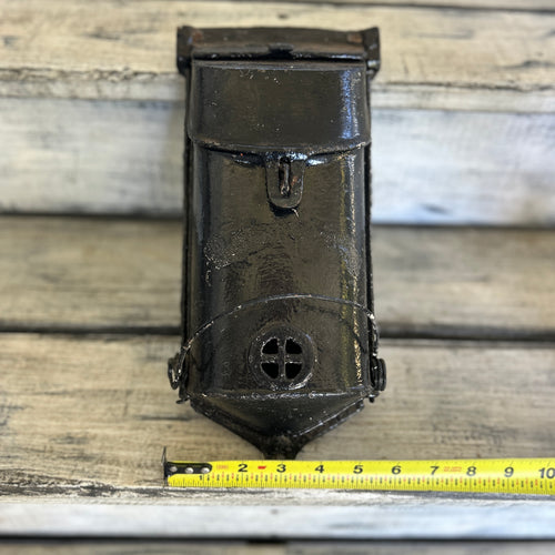 Antique Cast Iron Wall-Mounted Mailbox - Griswold-Style