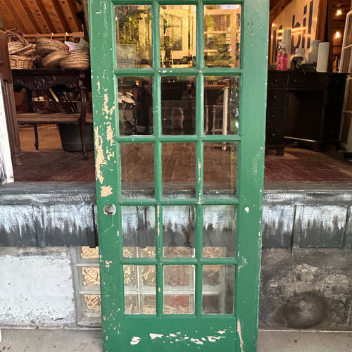 Antique Entry Door-Beveled Glass