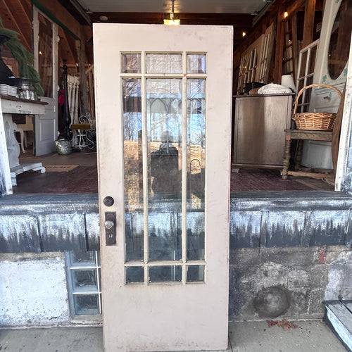 32” Beveled Glass Antique Entry Door