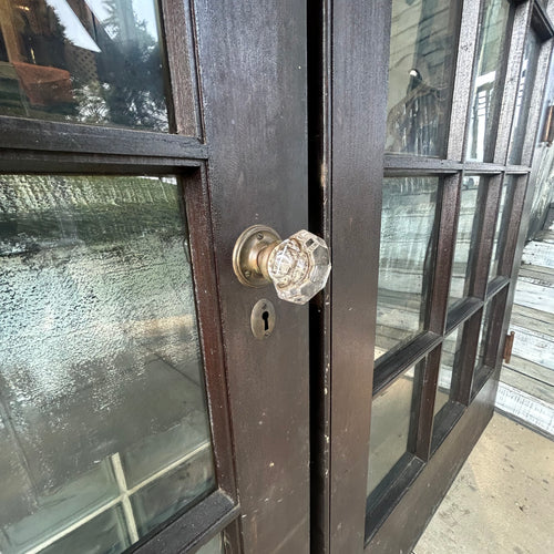 Pair of 42” Antique Wavy Glass French Doors (84” Opening)
