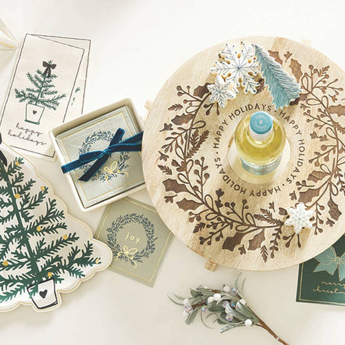Die-Cut Tree Paper Plates - Topiary Tree
