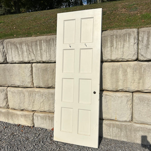 Antique 8 Panel Solid Wood Door