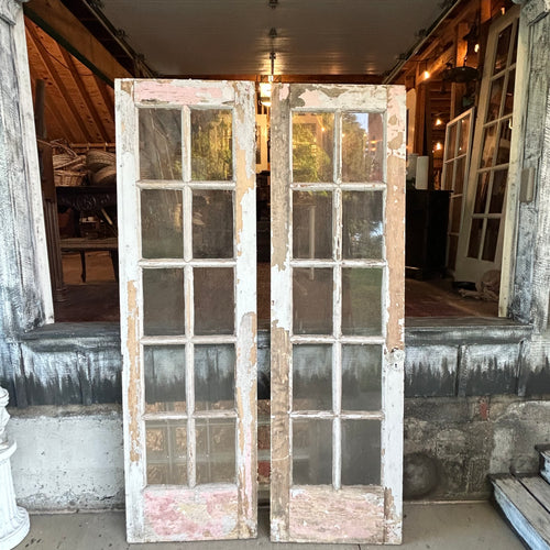 Antique French Doors (original wavy glass)